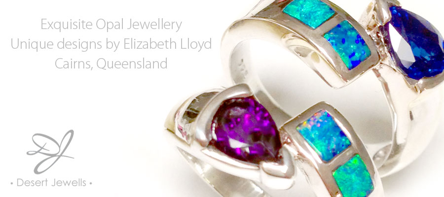 Australian opal rings silver